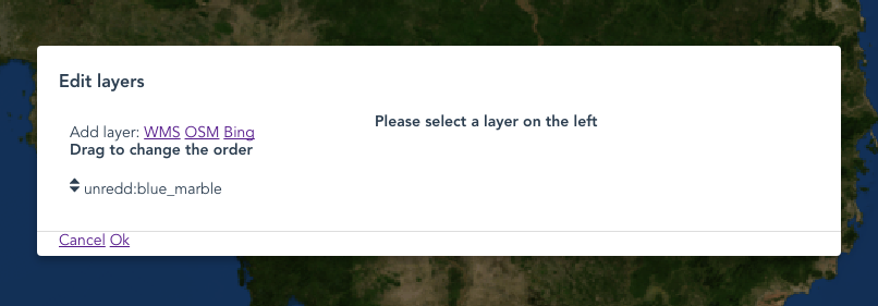 Layers dialog