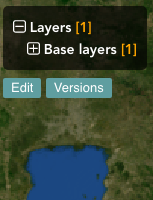 Editing interface