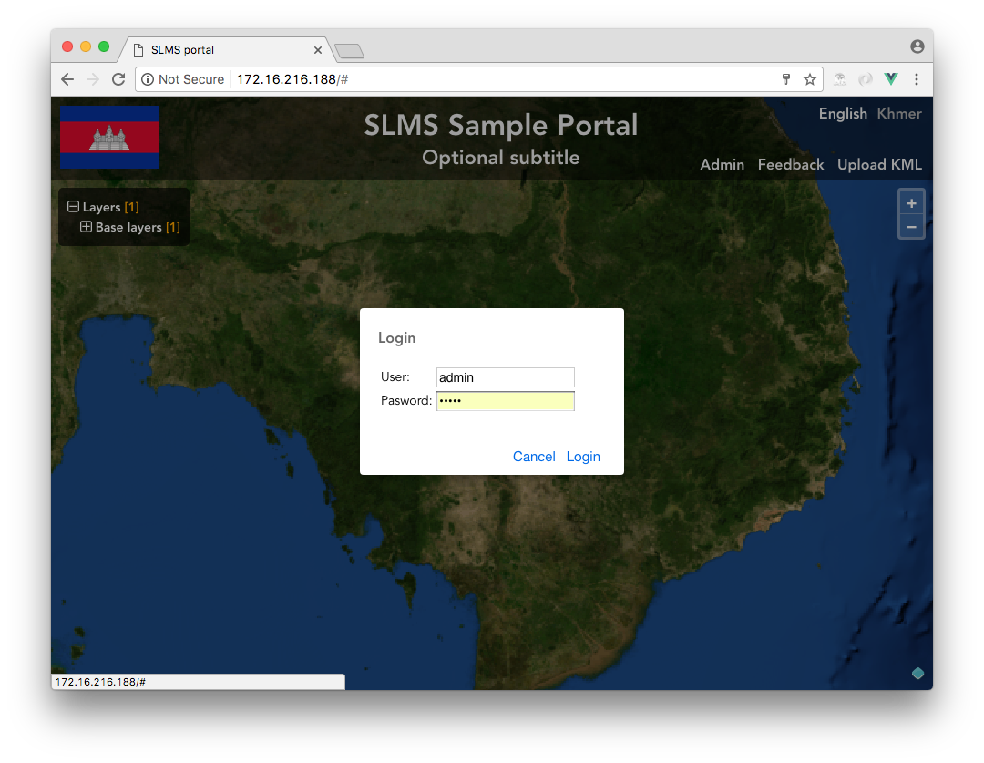 Login form